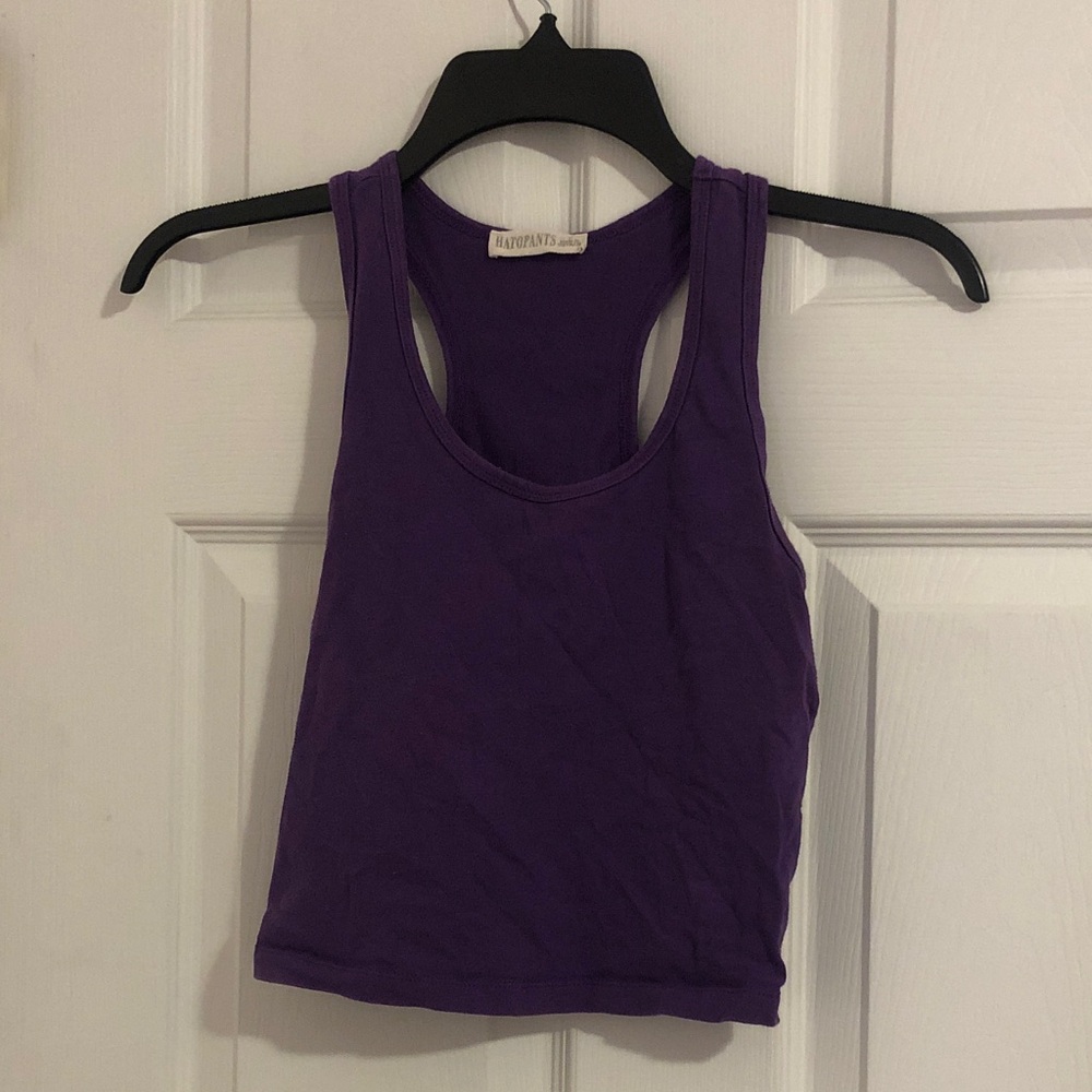 Purple Racerback Tank Top